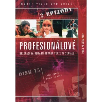 DVD film Profesionálové - DVD 15 (2 díly) - nezkrácená remasterovaná verze (papírový obal)