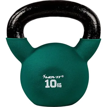 Sport MOVIT Kettlebell činka, zelená, 10 kg