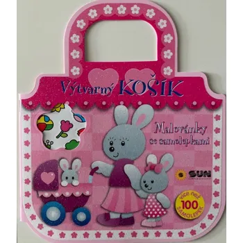 Výtvarný košík Malovánky se samolepkami