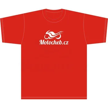 Pánské tričko Pánské tričko Motocheb, červené s logem Motocheb XL