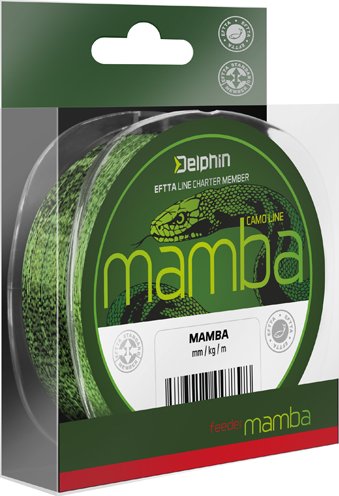 Delphin Mamba Feeder Camouflage monofilament fishing line 0.16mm 5.