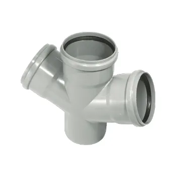 Kanalizační potrubí Odbočka dvojitá HT 67° DN 110/70/70