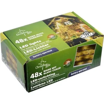 Vánoční dekorace CHRISTMAS GIFTS SVĚTELNÝ ŘETĚZ 48 LED TEPLÁ BÍLÁ 5M