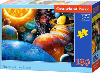 Puzzle Smt Creatoys Castorland Puzzle planetky 180 dílků