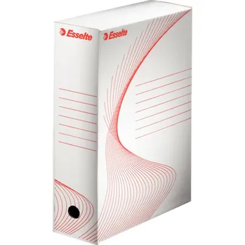 Archivační box Archivní krabice A4 kartonová bílá, šíře 10cm, ES128102