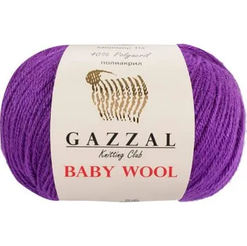 Příze Příze Baby Wool 815 fialová Gazzal