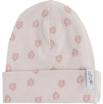 Čepice LODGER Beanie Print Rib Tan 6 - 12 měsíců