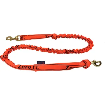 Zero DC Vodítko s tlumičem pro psa nad 10kg neon oranžová 1,9m