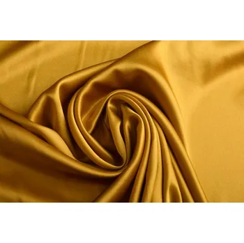 Pružné hedvábí ve zlaté barvě 0880/570