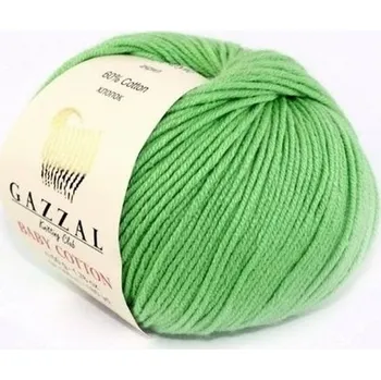 Příze Příze Baby Cotton Gazzal 3466 zelená Výrobce