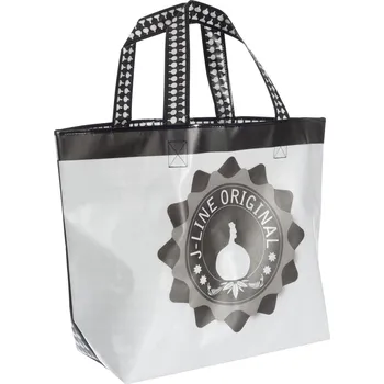 Bílo - černá plastová taška J-line - 58*40*18cm