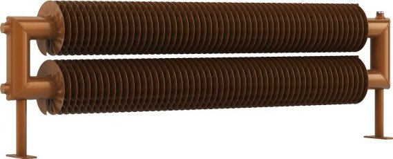 HOTHOT Radiators Retro Revolution FT II Pískovcová textura 383x2000x137mm, 1718W