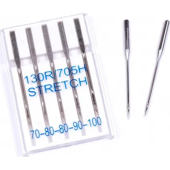 Jehlice Strojové jehly STANDART STRETCH 5j. MIX