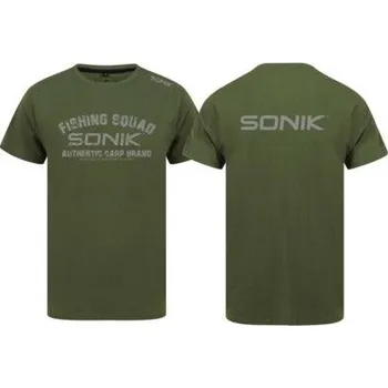 Pánské tričko Sonik tričko squad zelené velikost M