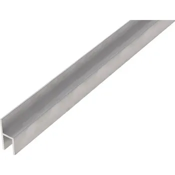Stavební profil Alu H profil, přírodní, 26x11x1,5x8mm, 1m
