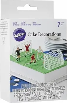 Party dekorace Wilton Figurky fotbalistů na dort sada 7 ks