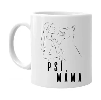Žertovný předmět Psí máma - hrnek- Tričkový.cz