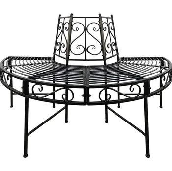 Zahradní lavice Dema Portland černá