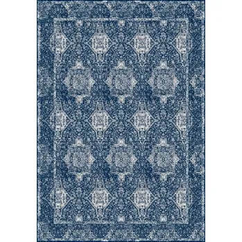 Koberec Kusový koberec vlněný Agnella Isfahan Augustus Granat Modrý Rozměr: 200x300 cm
