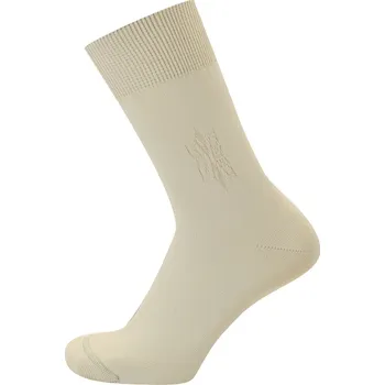 Pánské ponožky KNITVA Slabé bavlněné ponožky MONET - 5 párů béžová světlá 37