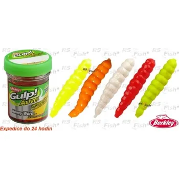 Umělá nástraha Berkley Gulp! Alive Honey Worm červená - 1157022