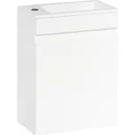 Skříňka s umývátkem 40cm Naturel Verona, bílá lesk