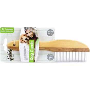 Kartáč pro zvířata PAWISE Dřevěný hřeben pro psy na hrubou srst