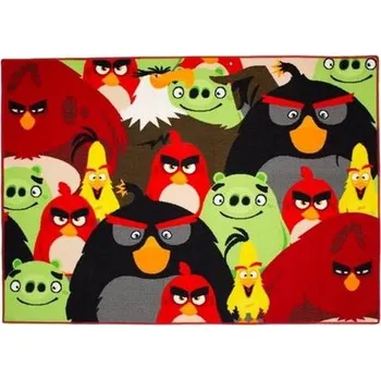 Dětsný nábytek CARPET YOUR LIFE DĚTSKÝ KOBEREC ANGRY BIRDS 95X133CM
