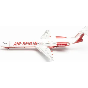 Plastikový model Herpa - Fokker F100, společnost Air Berlin, Německo, 1/200