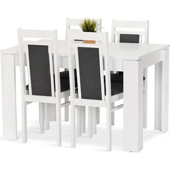 Jídelní set Nábytek PEGAS s.r.o. Jídelní set Akord 4 bílá/modrá