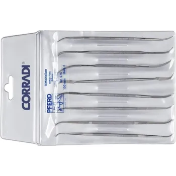 PFERD TOOLS 19505754 8-dílná sada přesných pilníků Typ 575 švýcarské rukojeti 2, středně jemný Délka 150 mm 1 ks