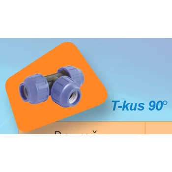 Vodovodní potrubí PE T-kus mechanický 40 x 40 x 40