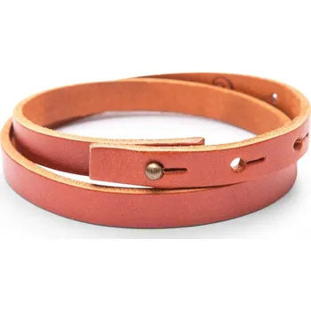 Náramek Kožený náramek hnědá