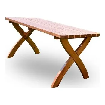 Zahradní stůl STRONG MASIV zahradní stůl dřevěný - 160 cm Rojaplast