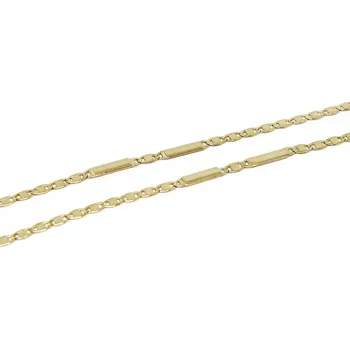 Náramek Leru Zlatý náramek destičkový 20cm Váha náramku: 20cm(váha 1,80g)