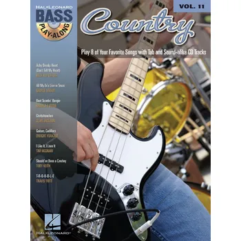 Hudebniny BASS PLAY-ALONG 11 - COUNTRY + CD