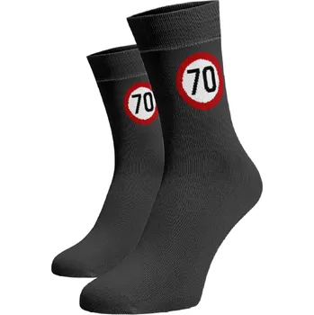 Dámské ponožky Veselé ponožky Rychlost 70 Tmavě šedá Bavlna 42-44