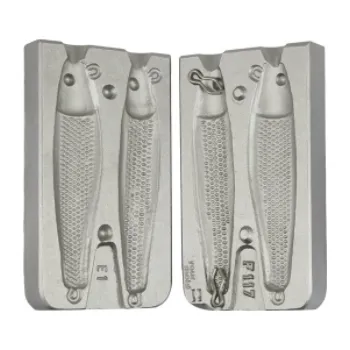 FORMA MOŘSKÝ PILKR 120,150G + 100 PÉREK ZDARMA (Forma na olovo F-117)