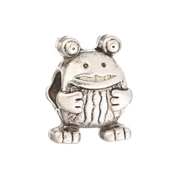 Korálek Korálek kovový Žába žabák - TOPBEADS