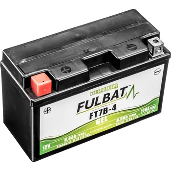 Motobaterie Baterie 12V, YT7B-4 GEL, 12V, 6.5Ah, 110A, bezúdržbová GEL technologie 150x65x93 FULBAT (aktivovaná ve výrobě)