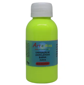 Speciální výtvarná barva Artemiss Akrylová matná barva neon 110 g Barva: Neon Orange