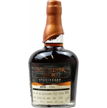 Rum Dictador 1981 Apasionado 0,7l 44%
