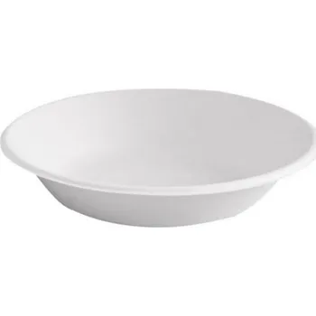 Jednorázové nádobí Miska kulatá BIO cukrová třtina 500 ml (5ks)