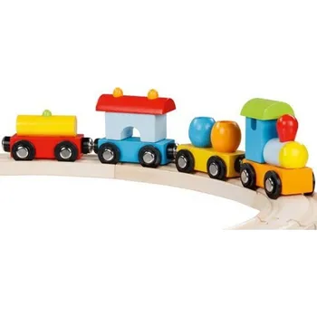 Vláček a vláčkodráha Vláčkodráha vláčky - Miláno vlak dřevěný (Goki) - Akce