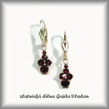 Náušnice bílé zlato