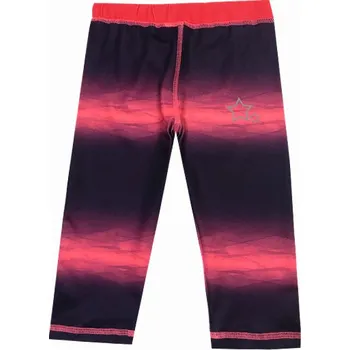 Dívčí legíny Dětské 3/4 legíny růžovo/fialové vel.104