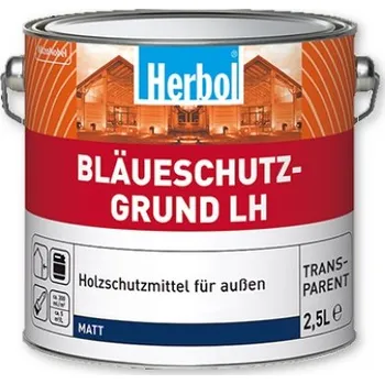 barva a nátěr na dřevo 0,75 l Herbol Bläueschutzgrund LH - impregnace (Syntetická impregnace na dřevo do exteriéru proti zamodrání a houbám)