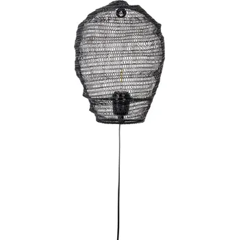 Nástěnné svítidlo Černé nástěnné svítidlo White Label Lena ID_1386347