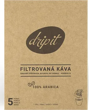 Káva Drip it Ochutnávkové balení kávy 5 x 10 g