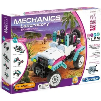 ostatní stavebnice Clementoni Mechanická laboratoř Růžový safari jeep